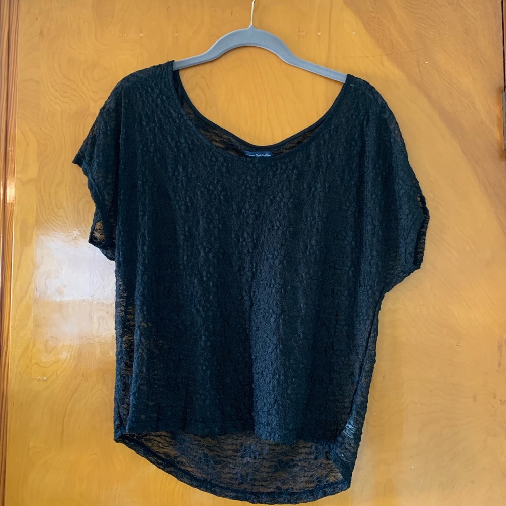 AEO lace off the shoulder top